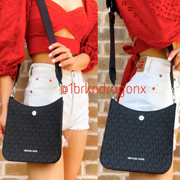 MK NWT MICHAEL KORS MESSENGER SMALL BAG  BNWT 💜 pristine condition 💜 - Picture 14 of 15